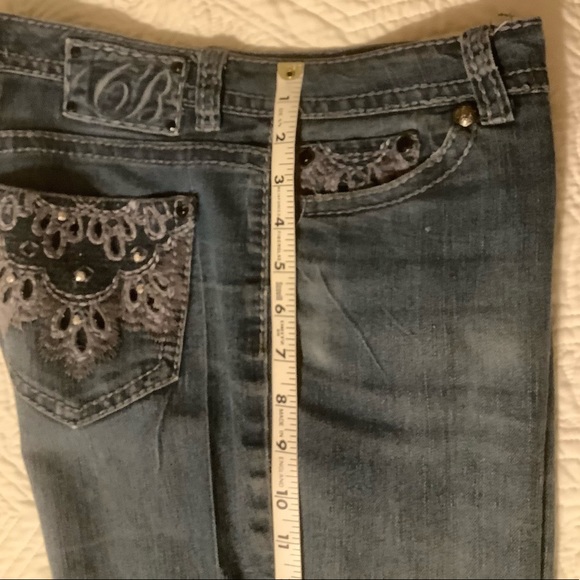 Size 10 cropped Code Blue jeans - Picture 3 of 4